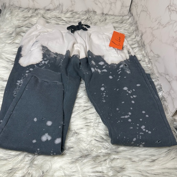 NWT LA DETRESSE ACID DROP SWEATPANTS GREY Size XS - Picture 8 of 10